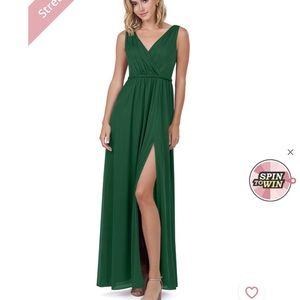 Azazie Dark Green Bridesmaid Dress